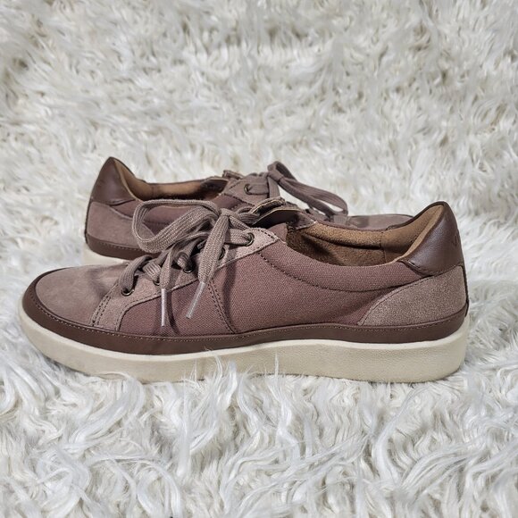 Vionic Women's Suede Flats in Mauve Size 8 - Picture 4 of 9